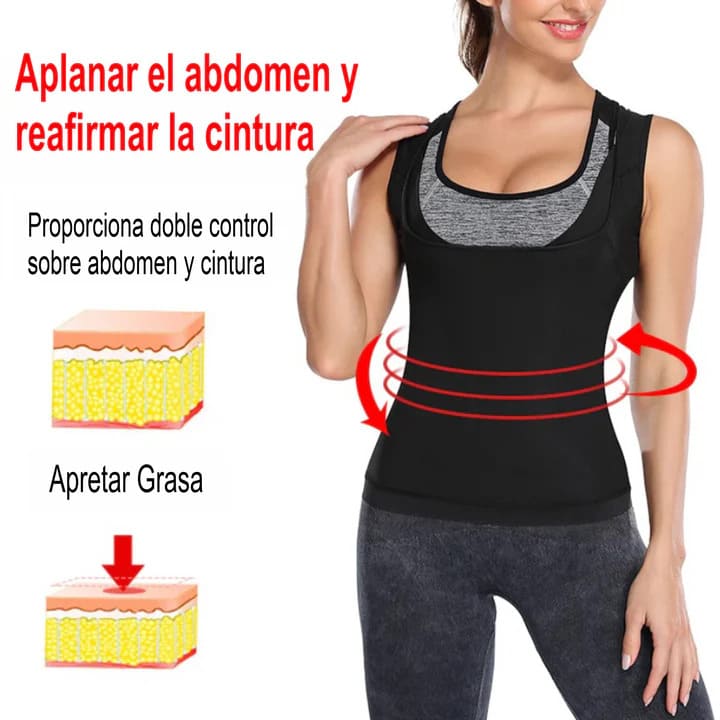SlimVibe® - Chaleco Faja Quemador de Grasa para Mujer