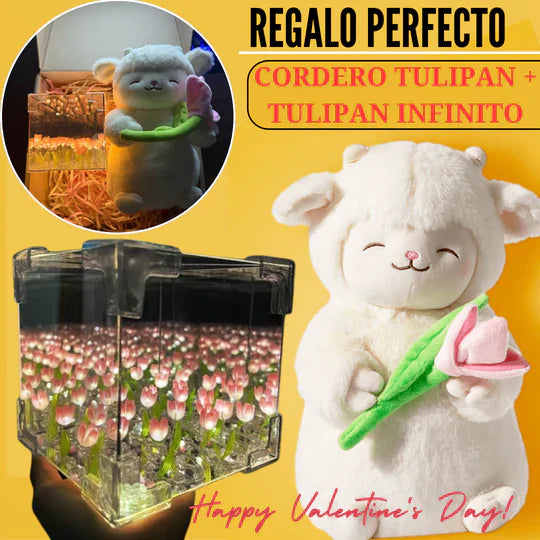 💗Peluche corderito Tulipán💗