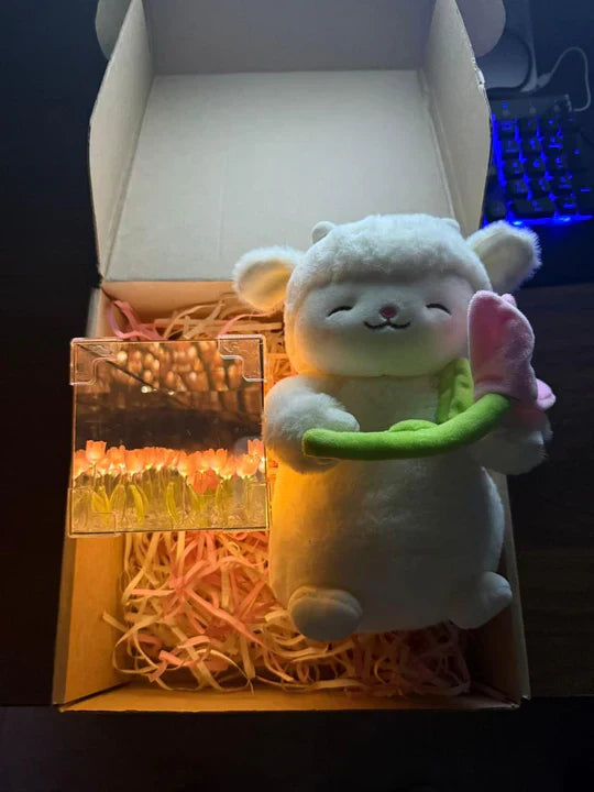 💗Peluche corderito Tulipán💗
