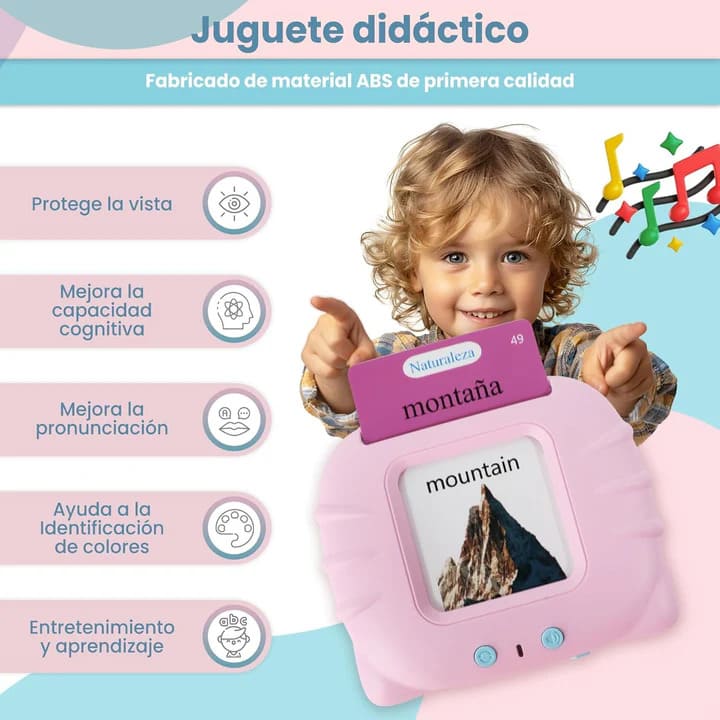 Tarjetas didácticas de aprendizaje para Niños Bilingue