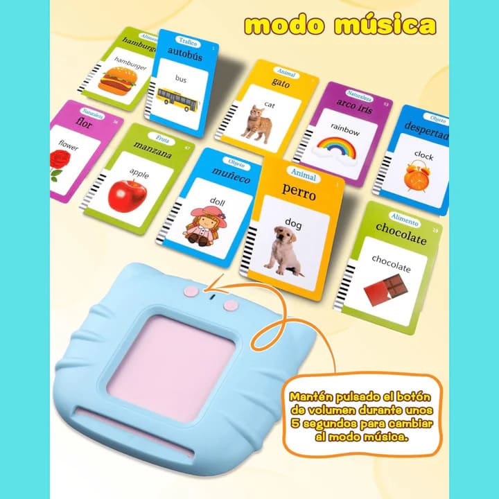 Tarjetas didácticas de aprendizaje para Niños Bilingue