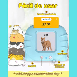 Tarjetas didácticas de aprendizaje para Niños Bilingue