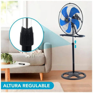 🌬️ Dile adiós al calor con el Ventilador de 5 Aspas más potente y silencioso ❄️