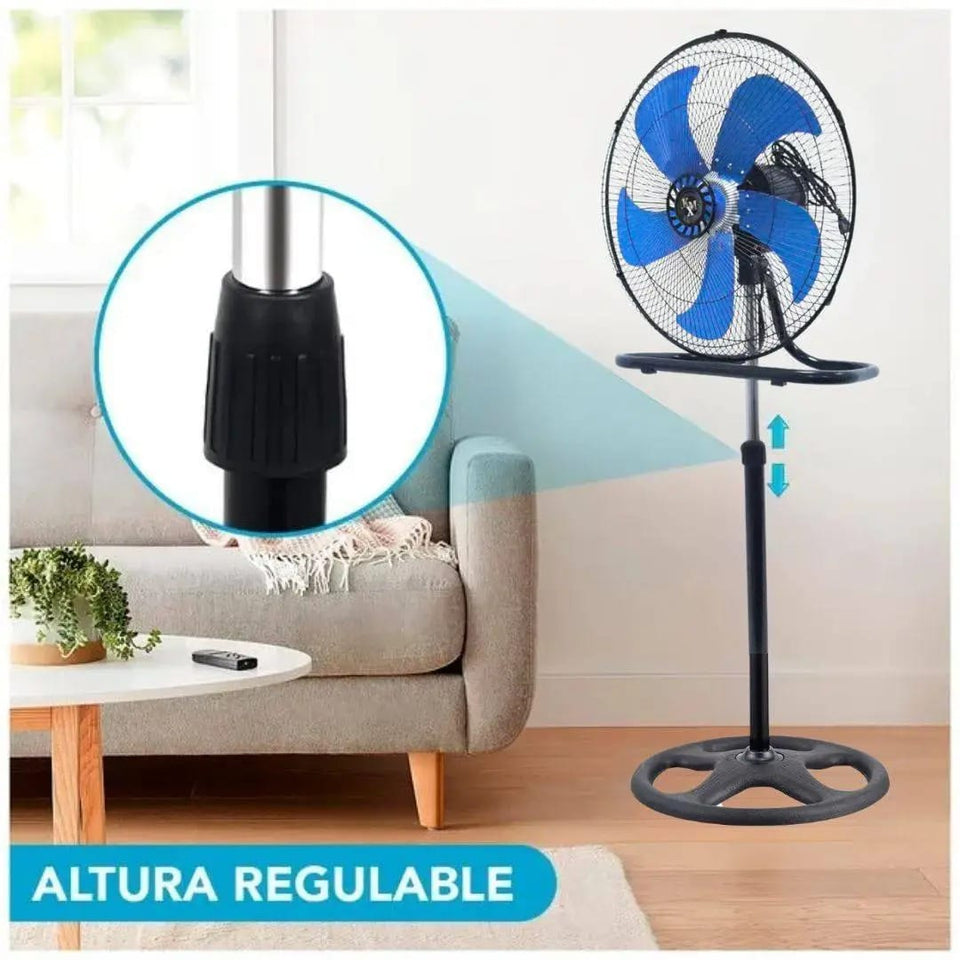 🌬️ Dile adiós al calor con el Ventilador de 5 Aspas más potente y silencioso ❄️
